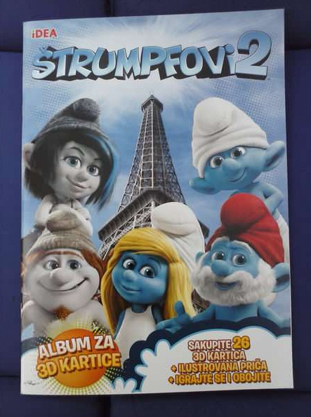 Hartensteler® Pop-Up Card Lol Smurfs - 3D Lol Smurf Card for Kids