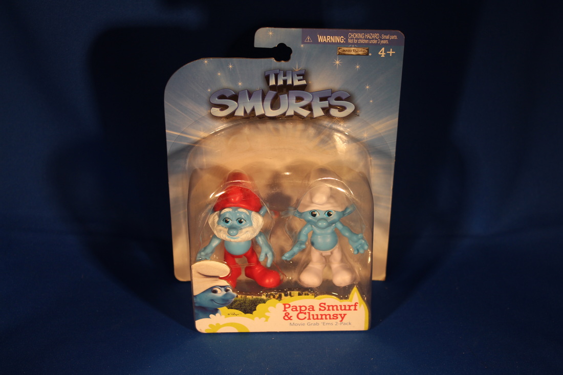 Jakks Pacific 2011 The Smurfs Vanity & Grouchy Smurf Grab 'ems for sale online 